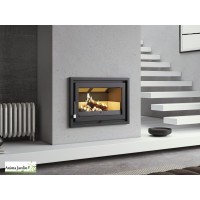 Thermopoêle à bois 65L, 23,6 kW, Insert Agulo