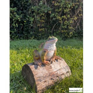 Grenouille, 19,2 cm, figurine, animal en polyrésine, décoration du jardin, achat, vente, pas cher