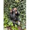 Singe en résine 32 cm, ne rien voir, déco de jardin, Riviera, achat, animal