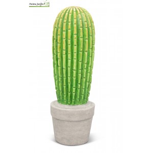 Cactus droit en céramique, H.26 cm, décoration extérieure