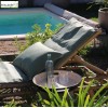 Matelas pour Bain de soleil / Transat, Juan Les Pins, Vert Olive uni