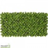 Treillis extensible en PVC, Imitation feuilles de Ficus, 1,8x0,9 m