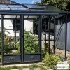 Serre de jardin Luxia 2,36 en aluminium et verre trempé, Brut ou laqué