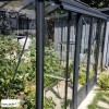 Serre de jardin Luxia 2,36 en aluminium et verre trempé, Brut ou laqué