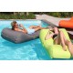 Matelas de piscine flottant, Wave, gonflable, canapé, pouf pas cher