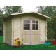 Abri de jardin en bois, petite cabane en bois, DRESDEN, 2 portes, solid, pas cher