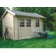 Abri de jardin en bois 28mm, Arles, double porte, Solid, pas cher, achat, vente