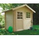 Petit abri de jardin en bois 28mm, Saran, 5 m², 1 porte, Solid, pas cher, achat