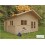 Abri de jardin en bois 40mm, Weekend, 23 m², 4 pièces, 2 portes, solid, pas cher, habitable