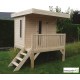 Cabane surélevée, pilotis, 3m², toit plat, abri enfant, Solid, pas cher, achat, vente