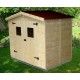 Abri de jardin en bois, 16 mm, 3,70 m², avec plancher, Foresta, achat, vente, pas cher