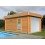 Garage bois, MODERNE, toit plat, 17m², Solid, achat/vente, pas cher