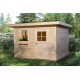 Abri de jardin en bois, 170, 8,68 m², parois 28mm, Weka, achat, pas cher