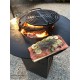 Braséro, Piatto medium Corten, ø 84 cm, aspect rouillé naturel, Quoco, braséro 3 en 1, plancha, barbecue, Fargau, achat