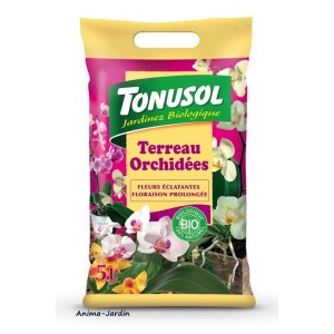 Terreau Orchidées Bio, sac de 5 L, jardinage, potager, achat, pas cher