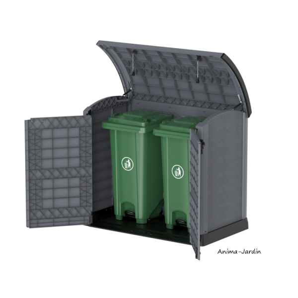 Abris poubelles : coffre et cabanon containers - France Abris