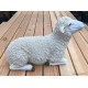 Agneau, 43 cm, animal en polyrésine, décoration du jardin, achat, vente, pas cher