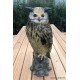 Hibou, Grand-Duc, 51 cm, sur branche, animal en polyrésine, décoration du jardin, achat, pas cher