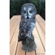 Hibou, 44 cm, sur branche, animal en polyrésine, décoration du jardin, achat, pas cher