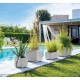 Muret Gravity Mastic 79, 78,5 x 39 cm, Deroma, jardinière avec réserve d'eau, achat