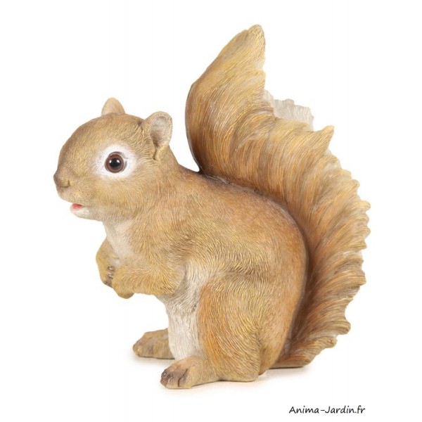 Écureuil déco d'automne marron 16,5*9,5*19 centimètres, Par 2 pièces, Commandez en ligne maintenant 