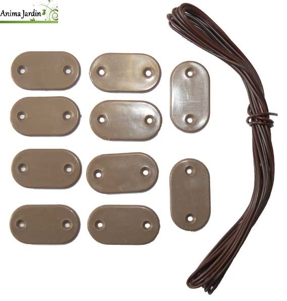 Sachet de 26 attaches pour brise-vue & canisse PVC-Anima-Jardin.fr