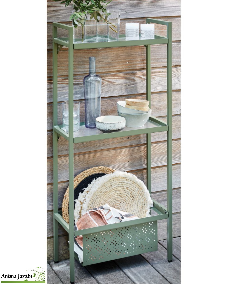 Etagère 2 pour Balcon en aluminium, proloisirs, Anima Jardin