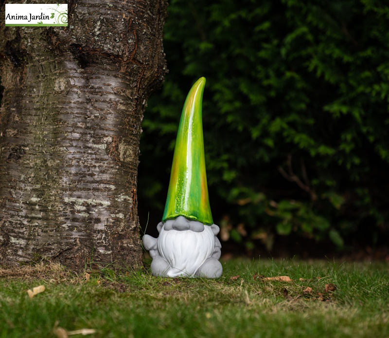 Nain de jardin en céramique, H.36 cm, décoration extérieure