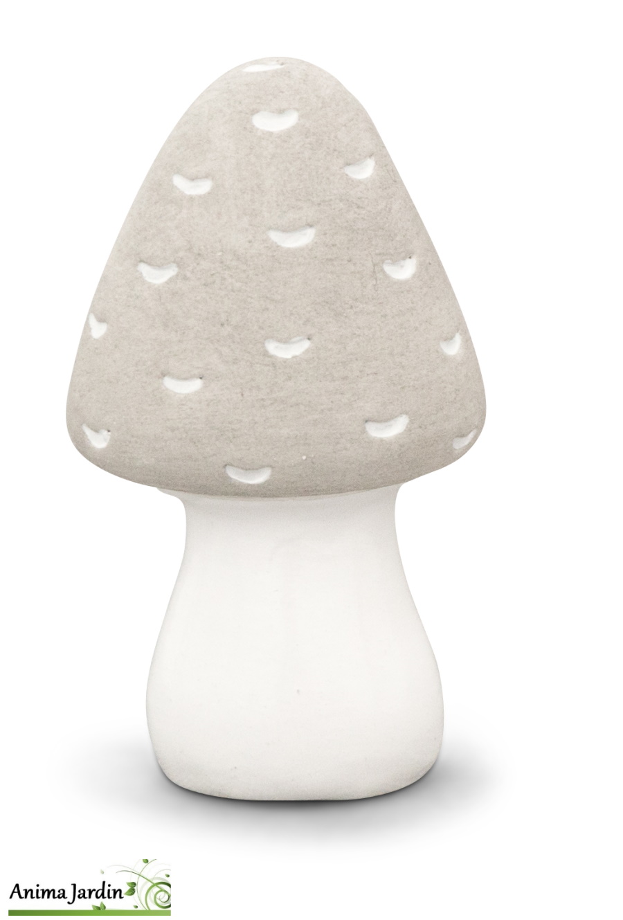 Champignon en céramique, H.12 cm, décoration extérieure