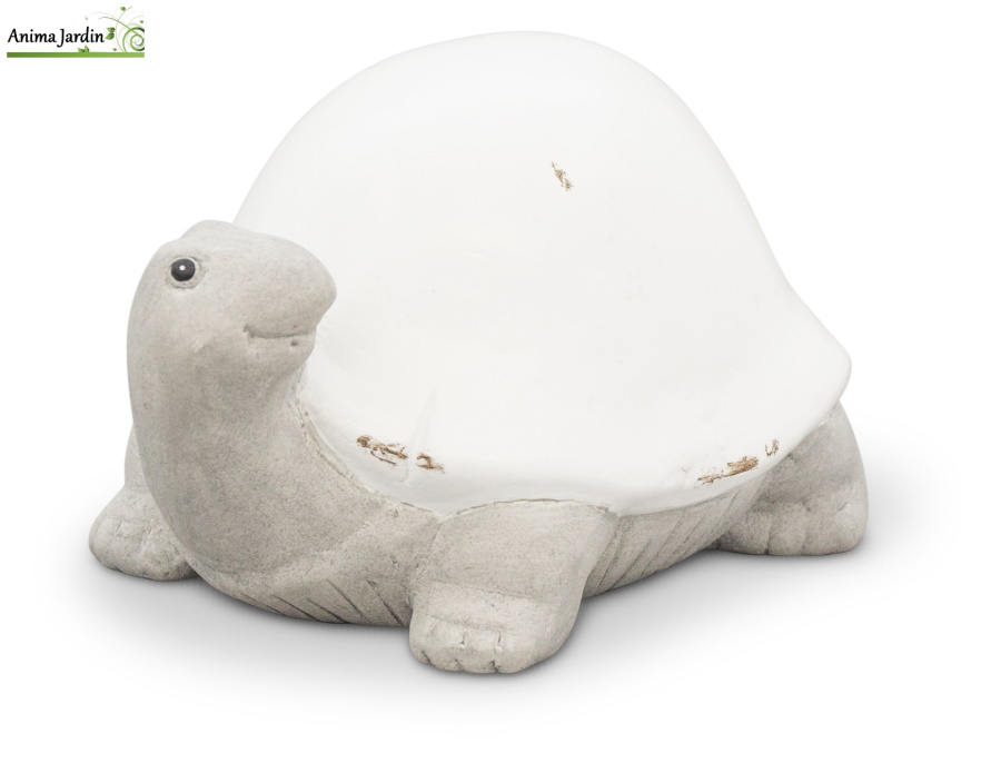 Tortue L.24 cm, animal en céramique, décoration extérieure