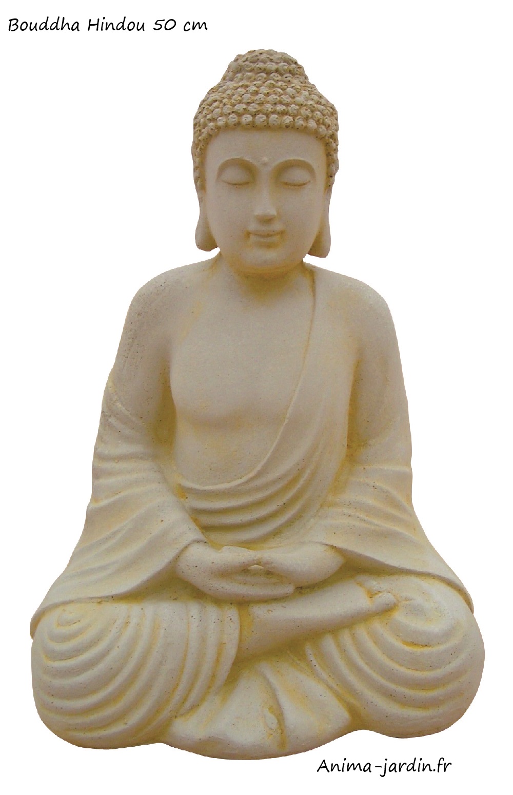 Bouddha 50 cm, Statue en pierre reconstituée, achat/vente