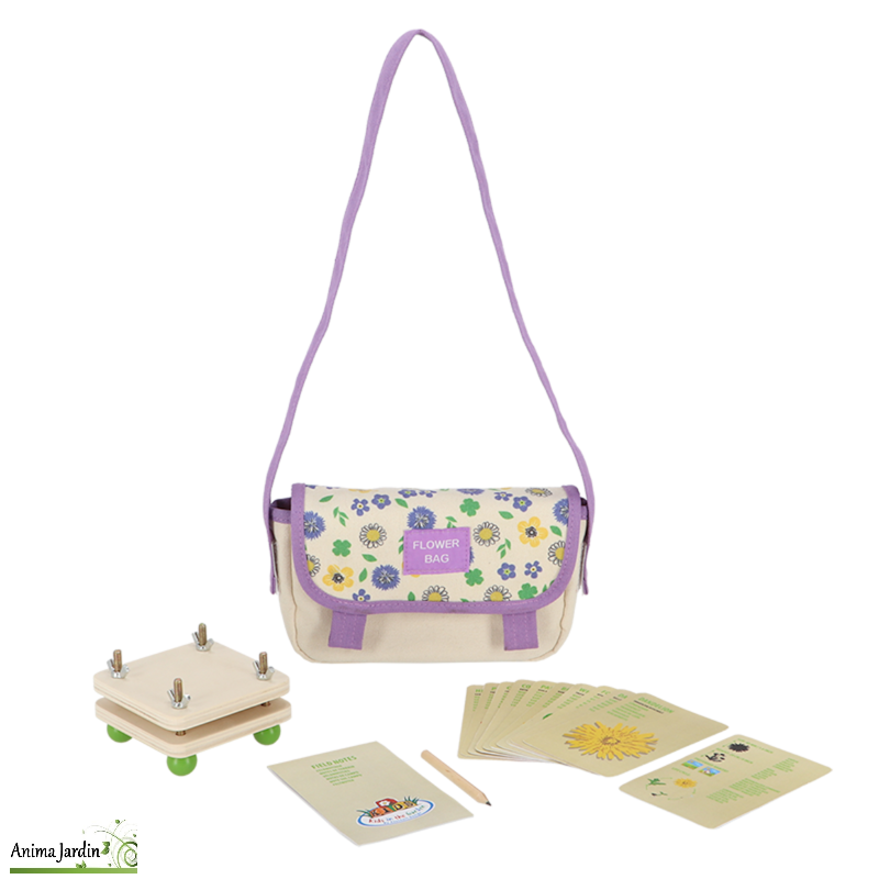 Sac explorateur pour enfant - Observatoire fleurs Esschert Design, Anima Jardin.fr