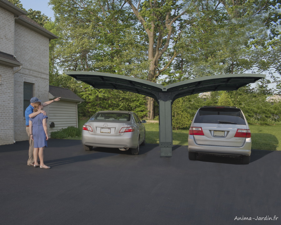 Carport double, Arizona Breeze, 28,6 m², canopia, Anima-Jardin.fr