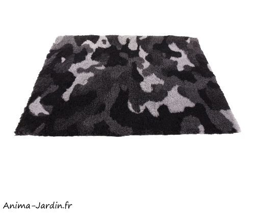 Tapis PETBED-gris à motif camouflage-Chiens-Vivog-achat-pas cher