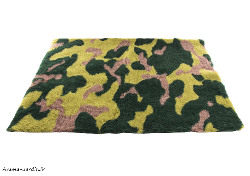 tapis-pet-bed-vert-camouflage-vivog